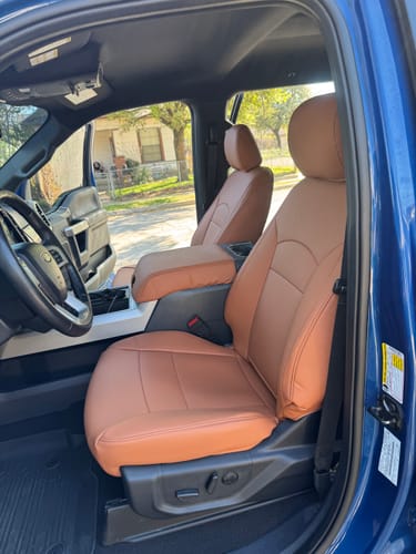Customer photo review of Premium Custom-Fit Seat Covers