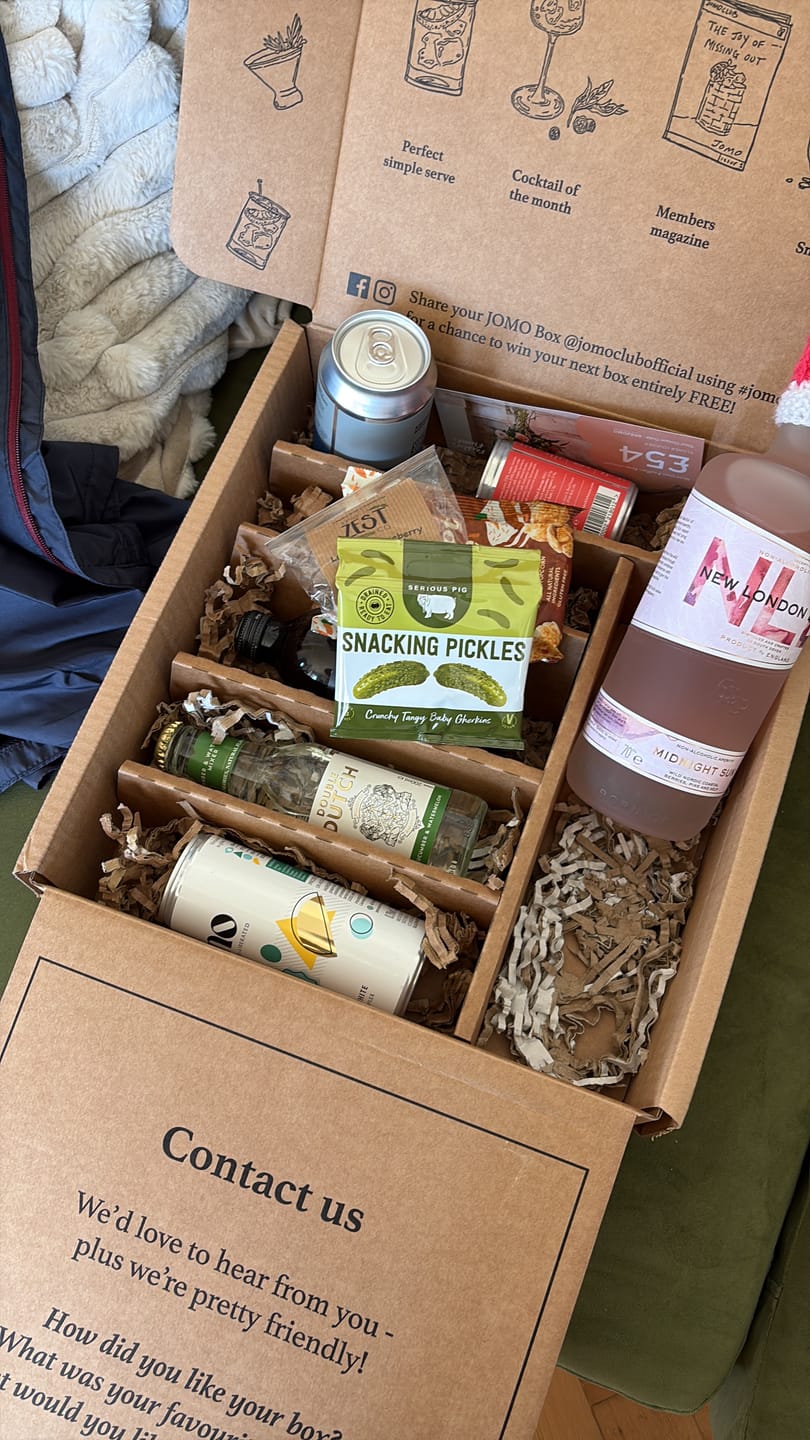 Customer photo review of 🍸 The JOMO Cocktail Box 🍸 | Subscribe & Save
