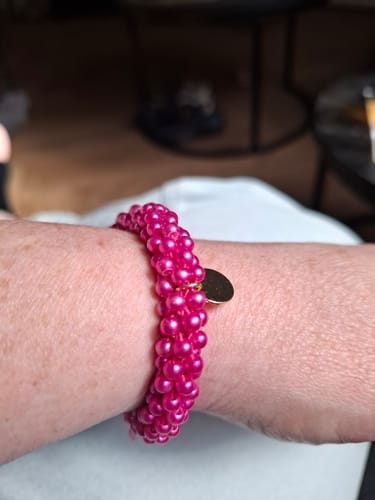 Customer photo review of Bundel Slim White Pearl / ST Gold / Multicolor