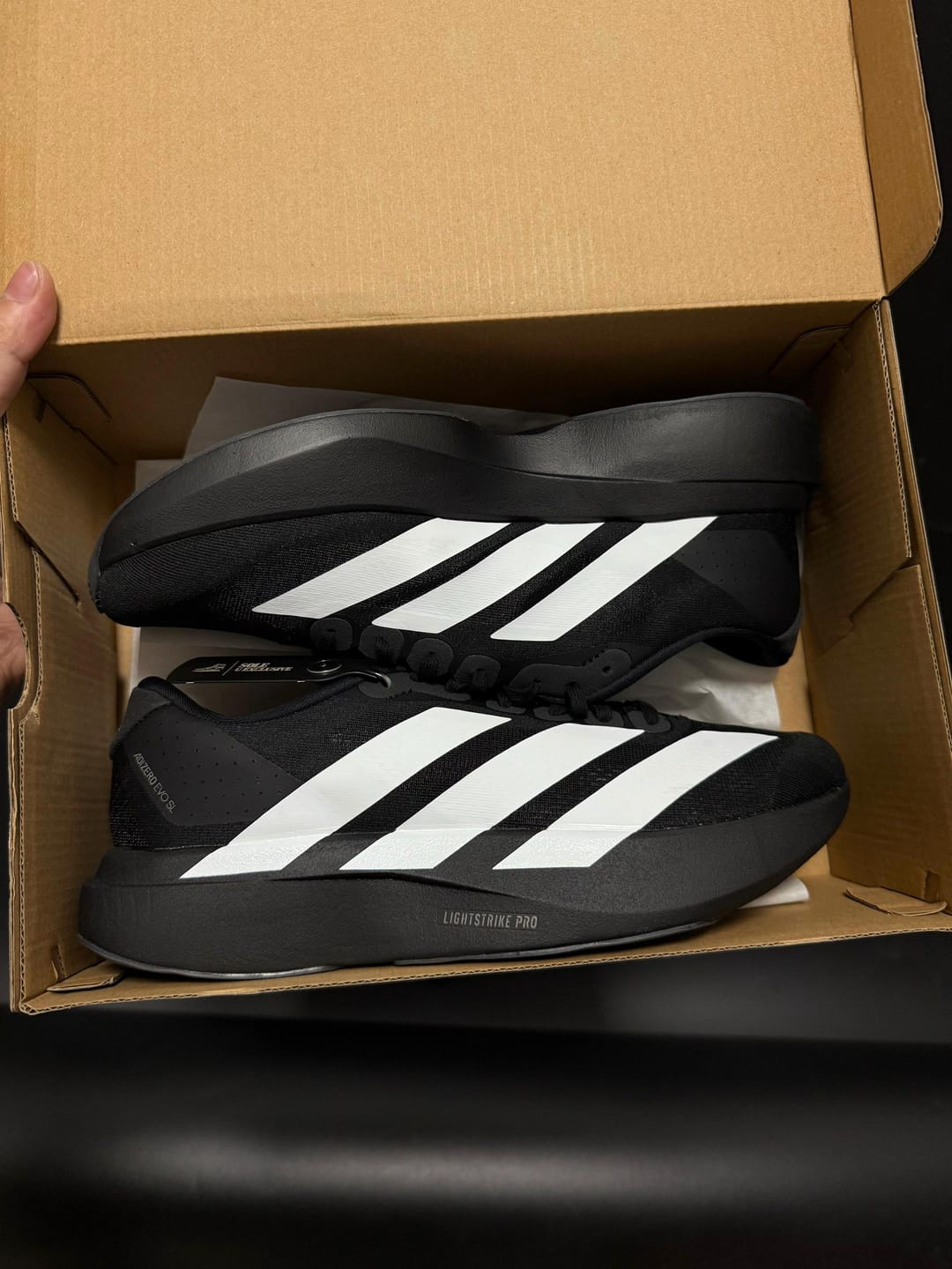 Customer photo review of Adizero Evo SL Core Black & White