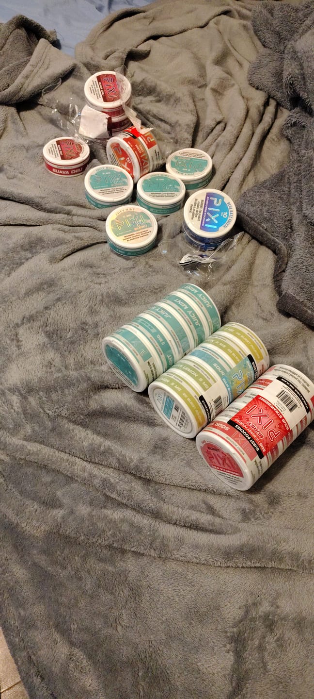 Customer photo review of Burst Nicotine Pouches