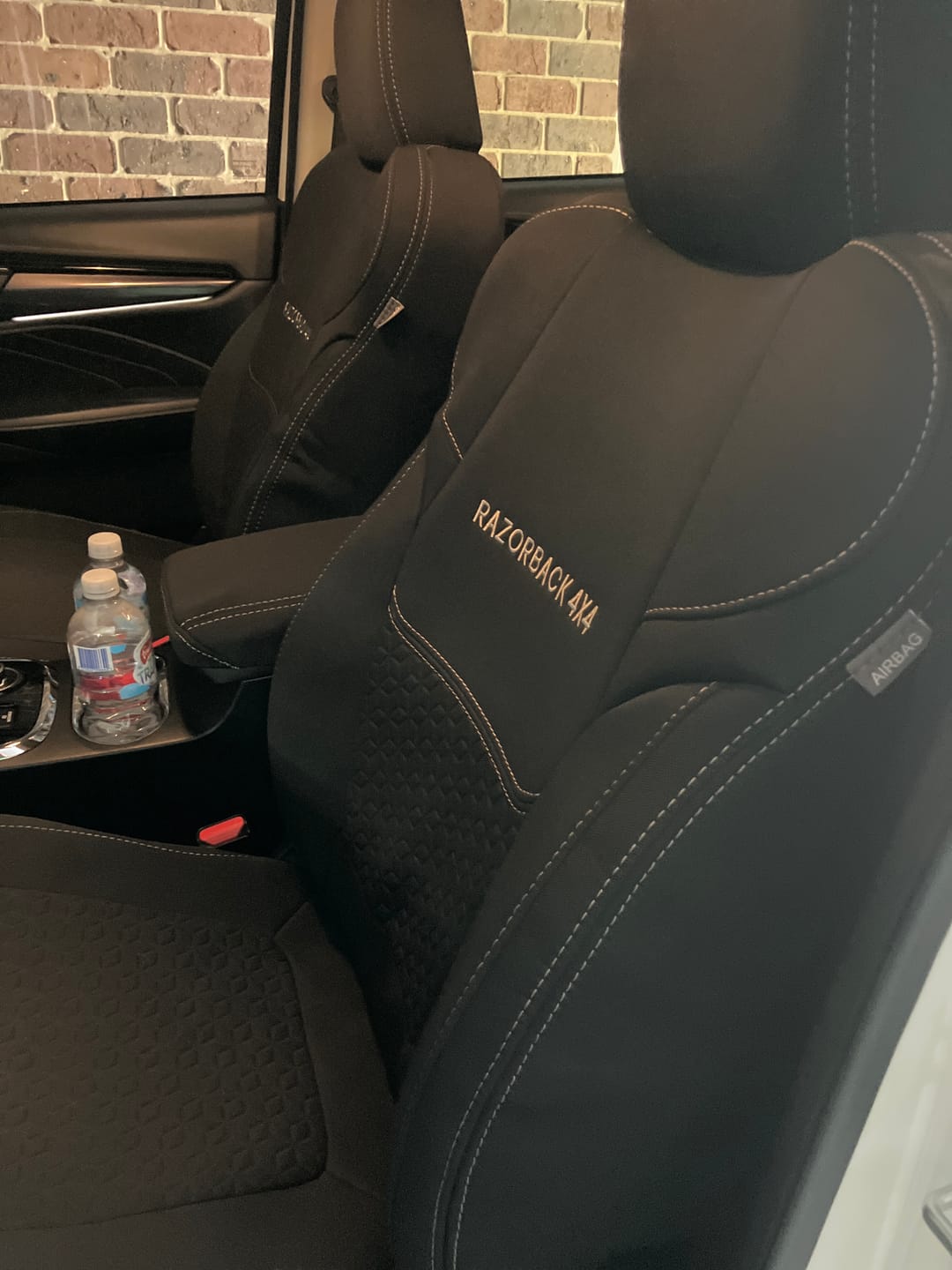 Customer photo review of Isuzu MU-X RJ - GP6 Premium Neoprene 2x Front Seat Covers (Available)