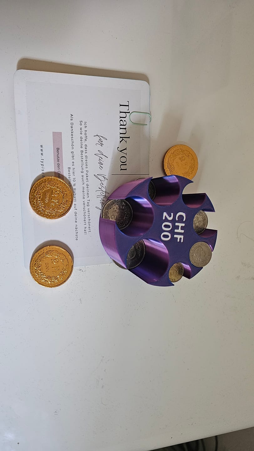 Customer photo review of Dual Color Münzsammler - Premium