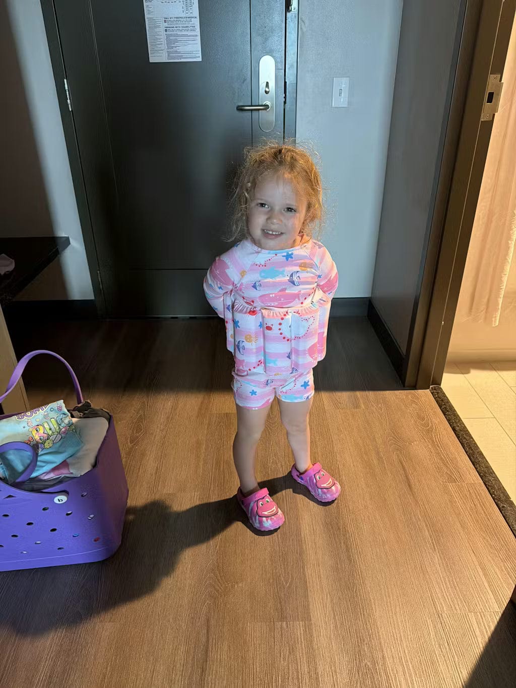 Customer photo review of Kinder Schwimmweste UV Schutz | Schwimmanzug mit Auftrieb