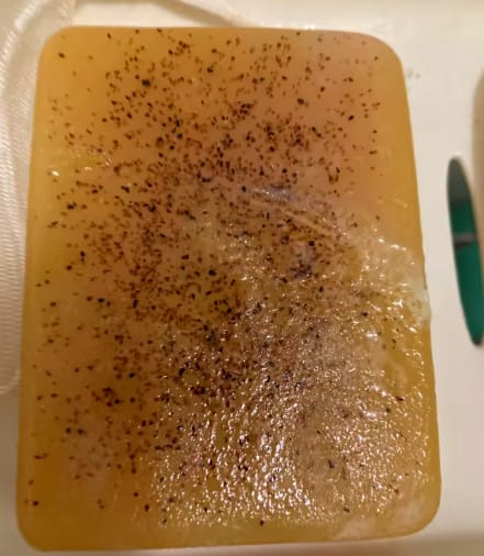 Customer photo review of Lemon Turmeric Kojic Acid Soap