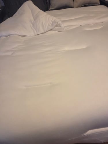 Customer photo review of MarshMellow Comforter