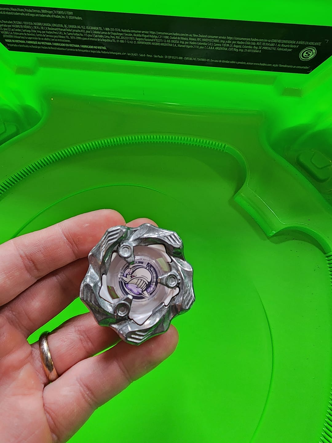 Customer photo review of Takara Tomy Beyblade X BX-36 Whale Wave (Random Booster)
