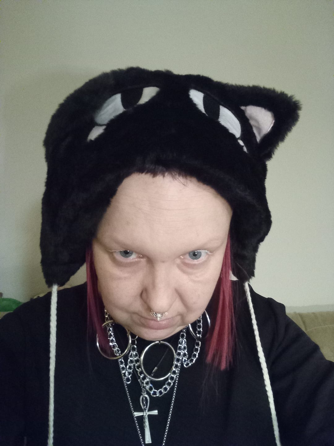 Customer photo review of Mob Psycho Cat Ears Plush Beanie