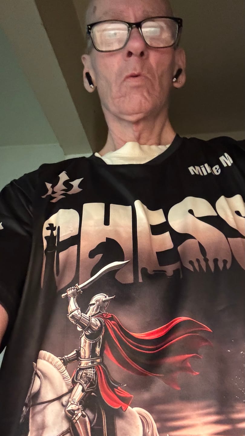 Customer photo review of Unisex Shirt - Custom Chess 3D Shirt