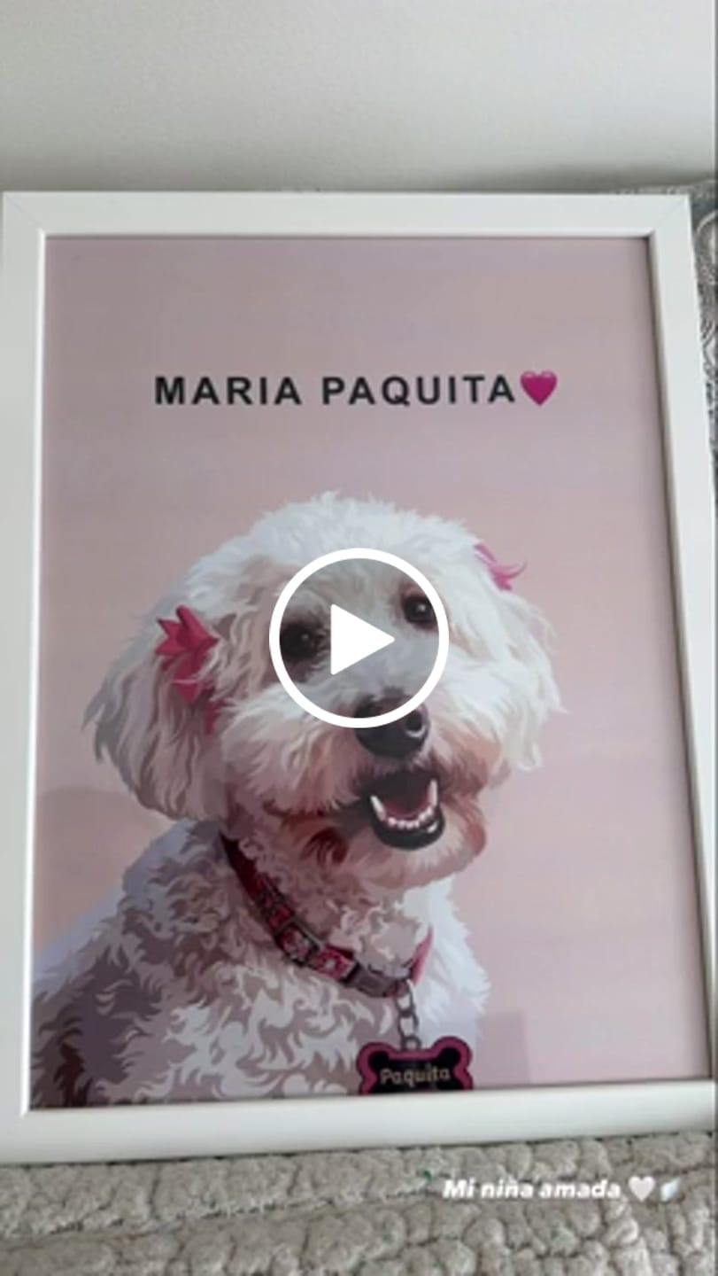 Customer video review of Retrato Personalizado