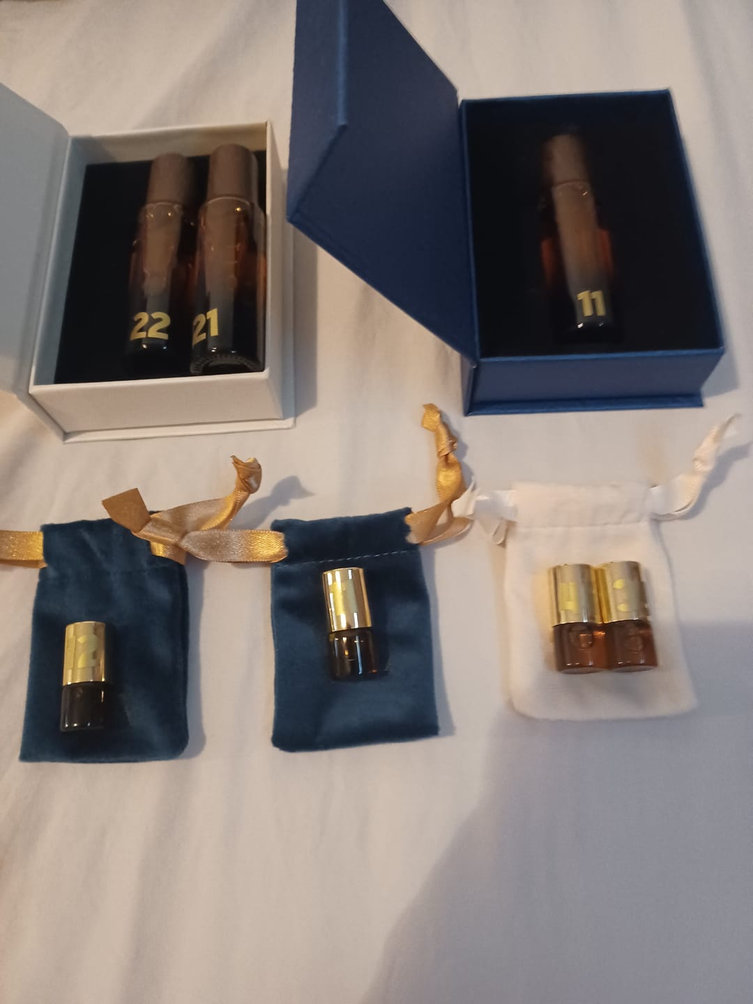 Customer photo review of 3 FLESSEN PARFUM OLIE KEUZE SET