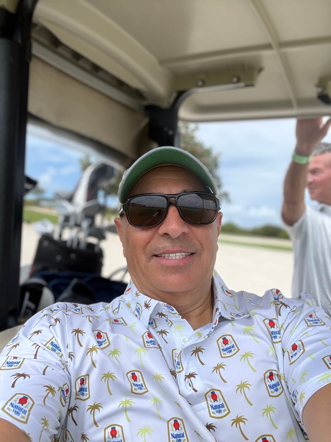 Customer photo review of Gold Palms - Natural Light Everyday Polo