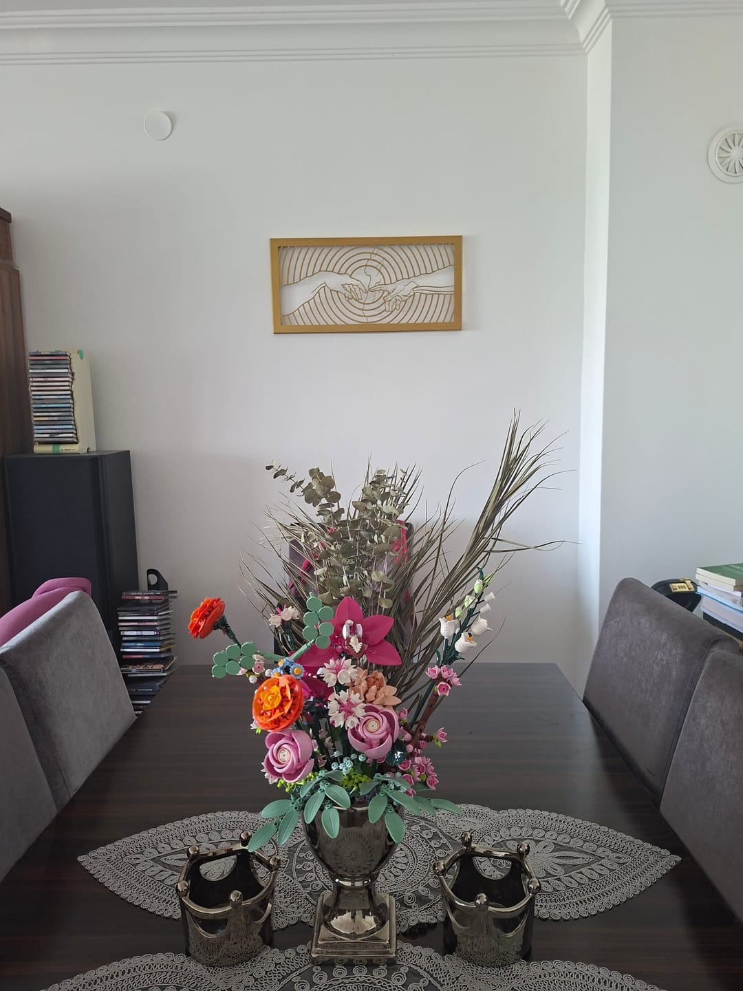Customer photo review of Ademin Yaratılışı Michelangelo Duvar Tablosu – Metal Dekoratif