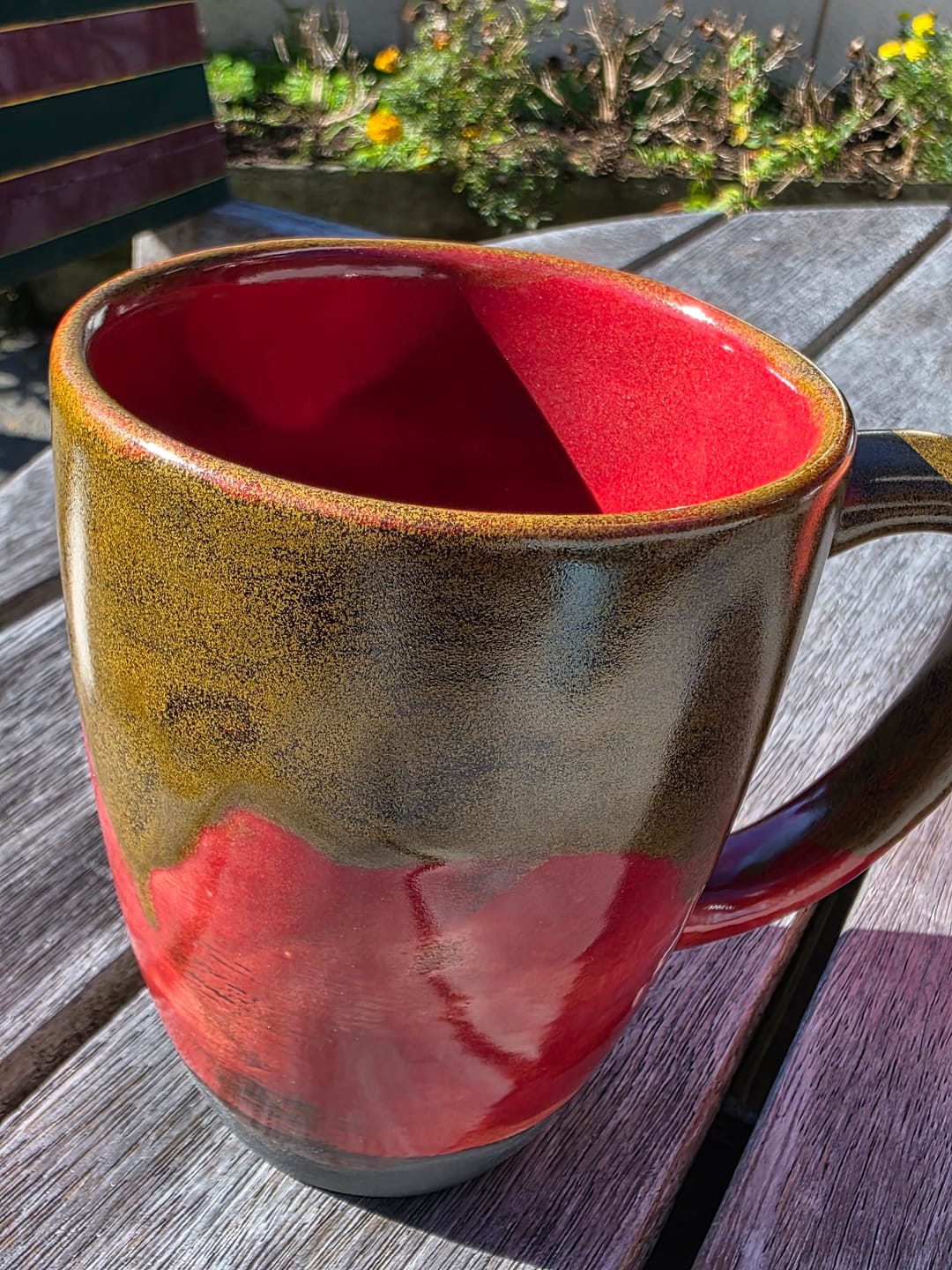 Customer photo review of Abbots Gold Dust Midfire Brushable Glaze