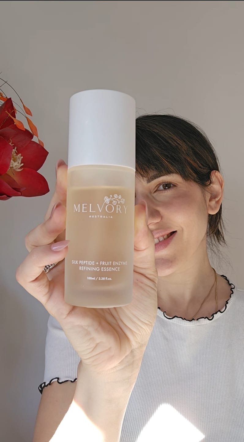 Customer photo review of SILK PEPTIDE + FRUIT ENZYME REFINING ESSENCE