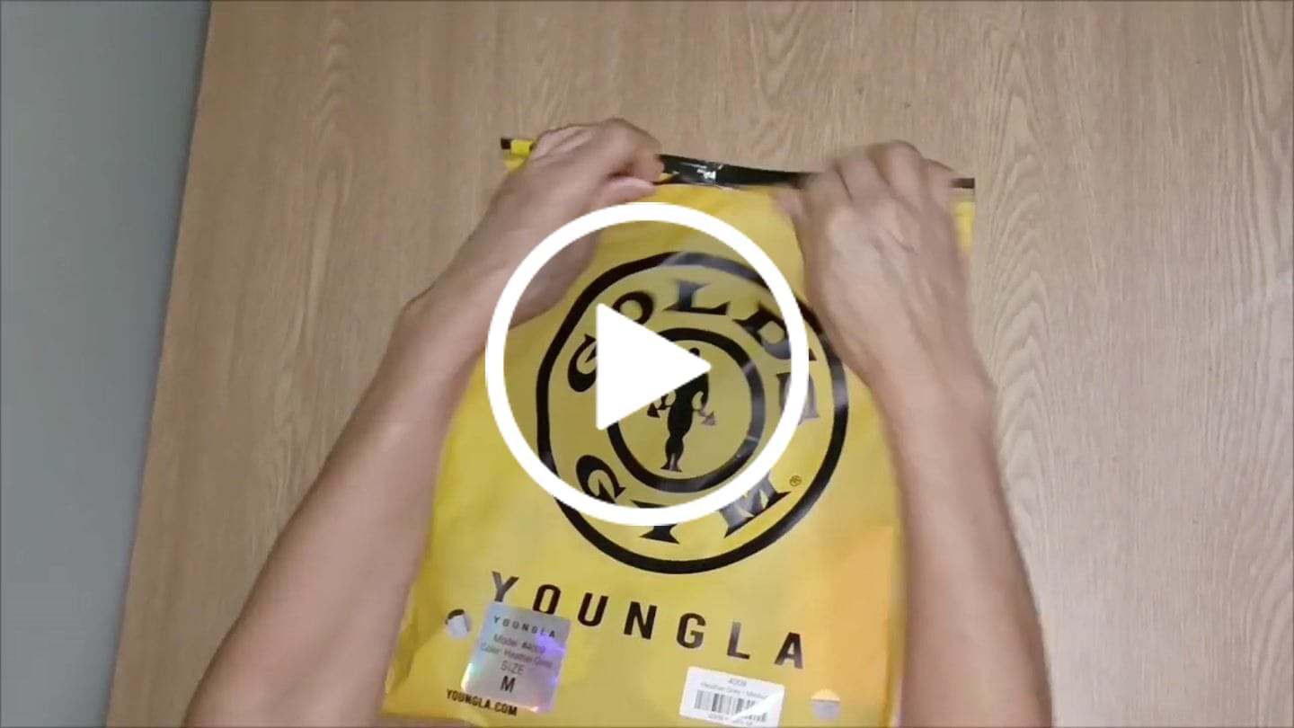 Customer video review of 4009 - Golds Gym Ringer Tees