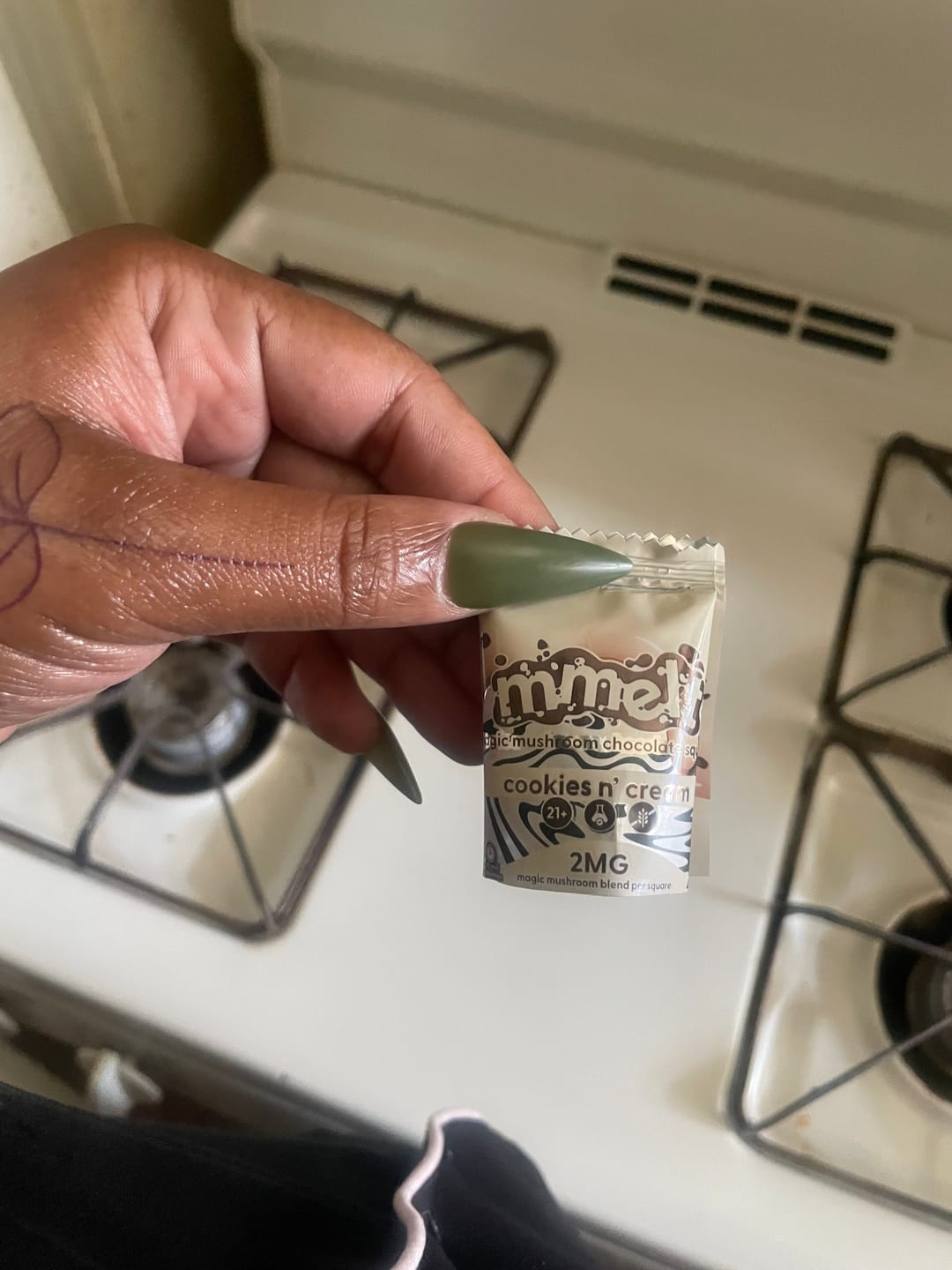 Customer photo review of Mushroom Chocolates