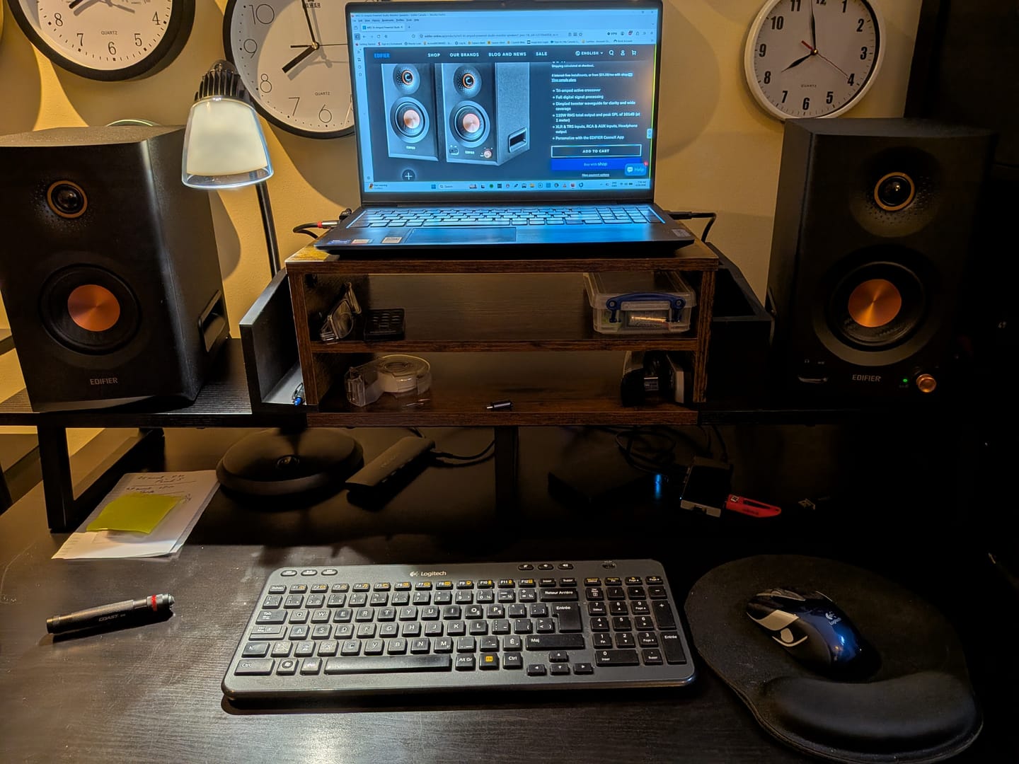 Customer photo review of MR5 Tri-Amped Powered Studio Monitor Speakers