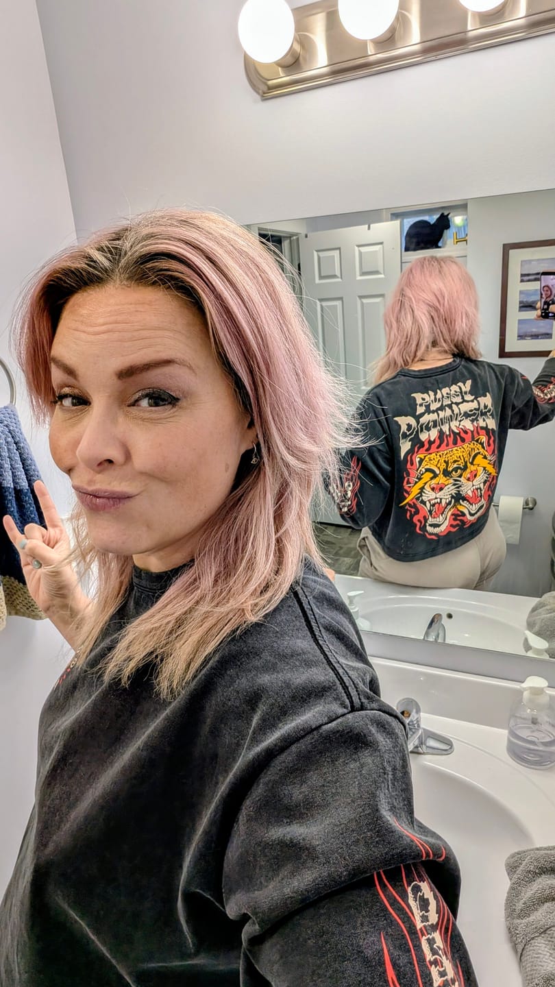 Customer photo review of Pussy Power Long Sleeve