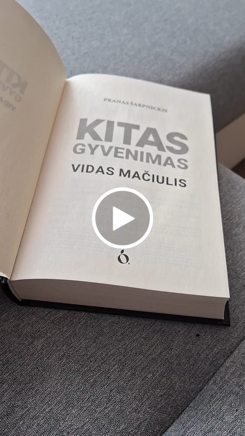 Customer video review of Kitas gyvenimas: tai, kas nepateko į eterį – pirmą kartą visiškai atvira Vido Mačiulio biografija