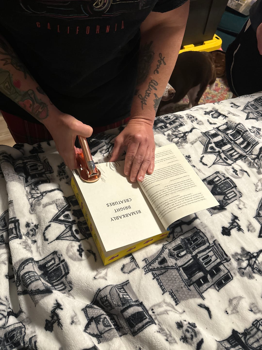Customer photo review of Custom Book Embosser