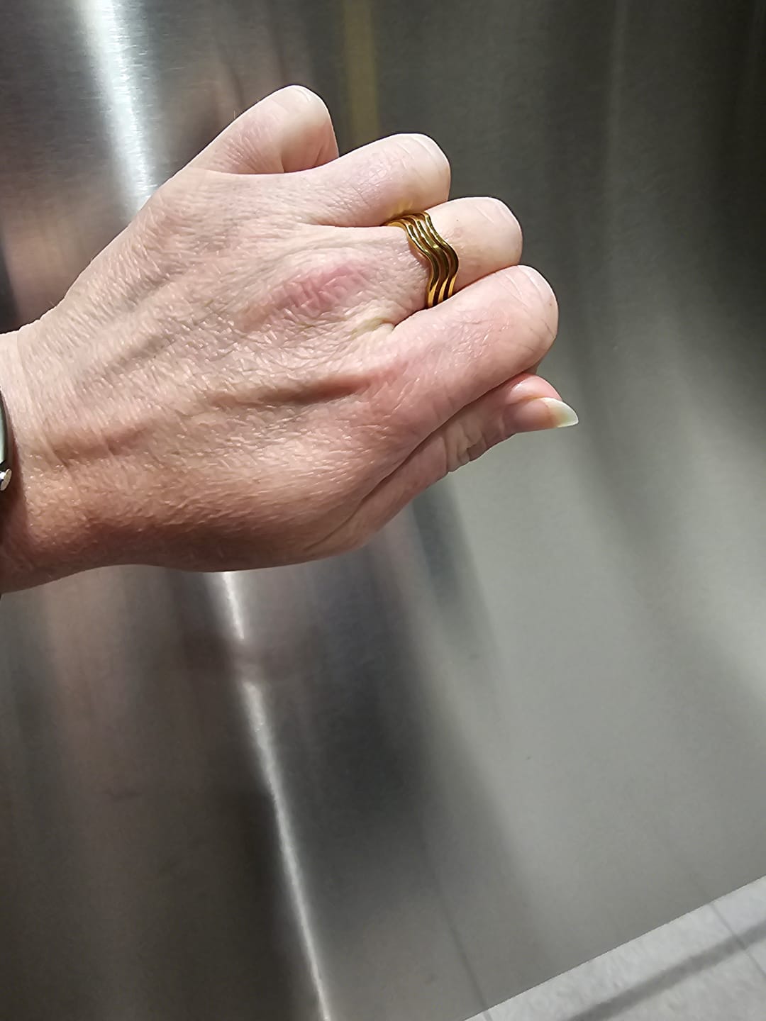 Customer photo review of Wave Trio Ring (Bundle)