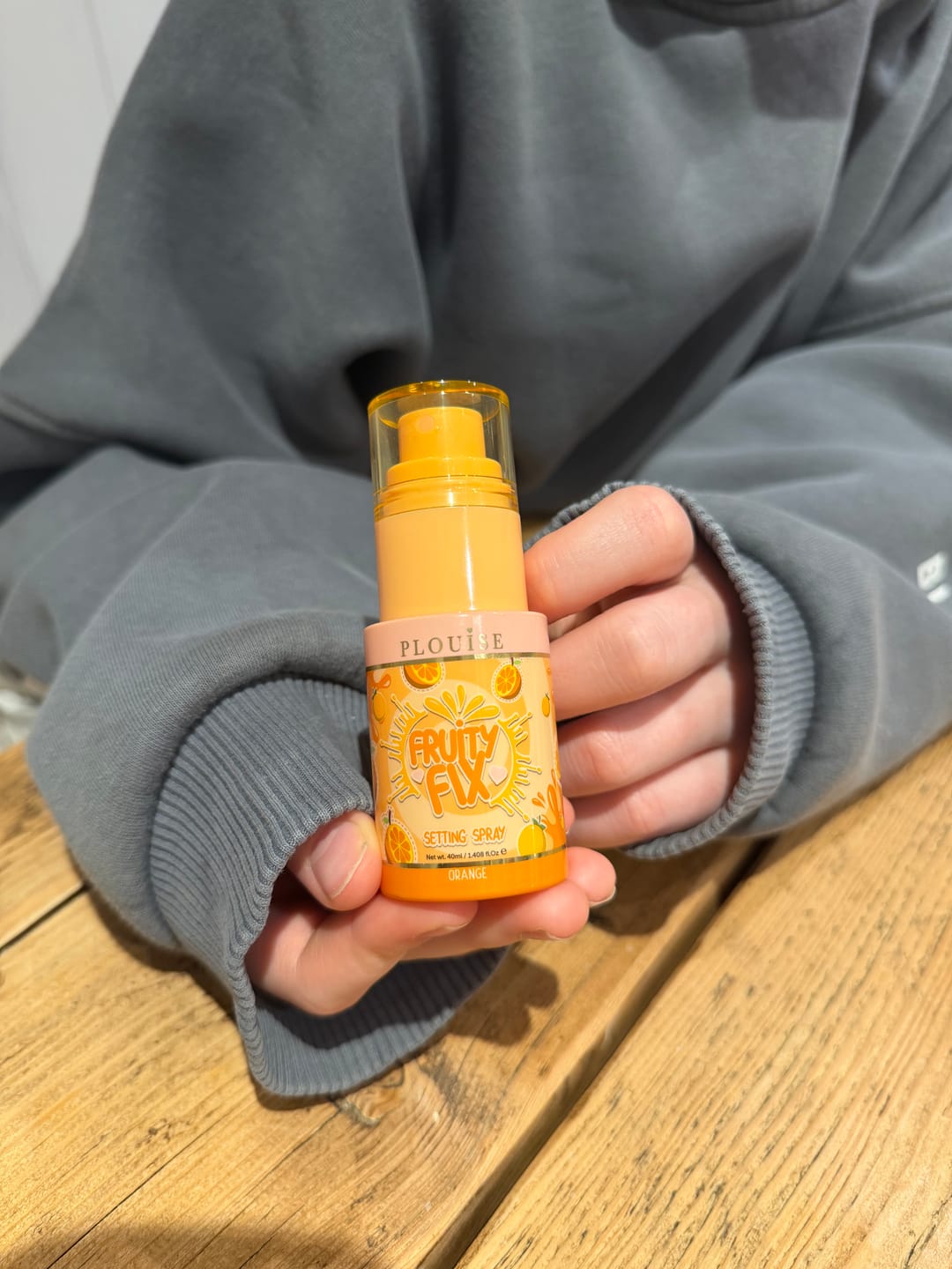 Customer photo review of Fruity Fix Setting Spray Magazine