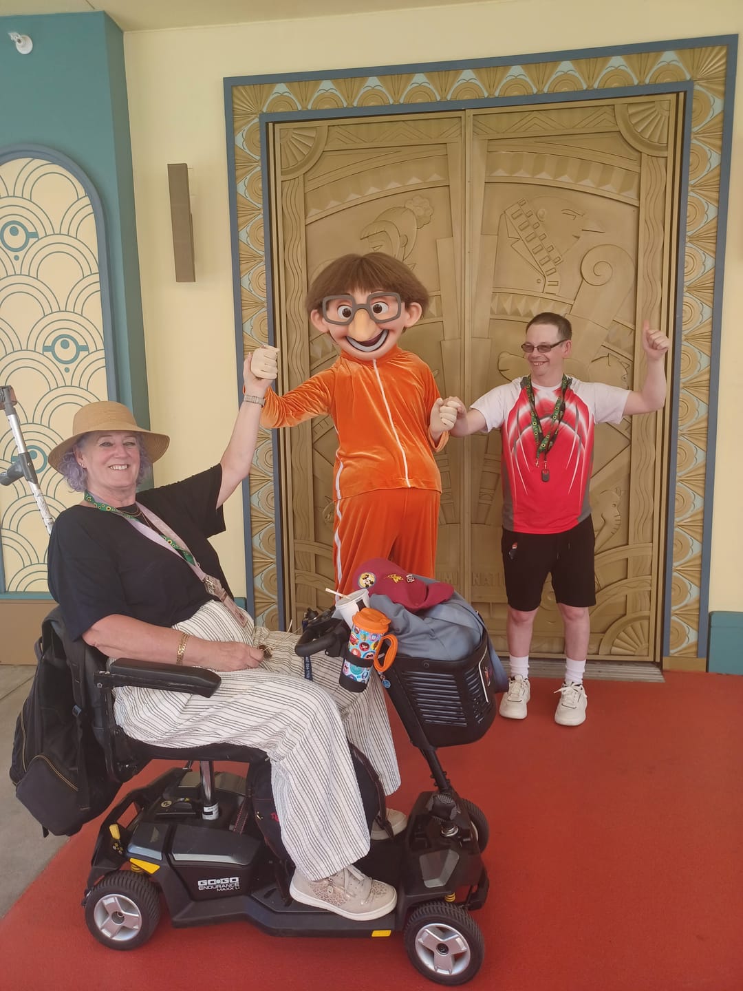Customer photo review of Multiday Mobility & ECV Foldable Travel Scooter Rental 300 Pound Capacity (3 or more days)