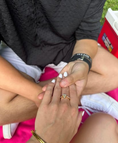 Customer photo review of Princess Heart Bow Ring | Limited Edition