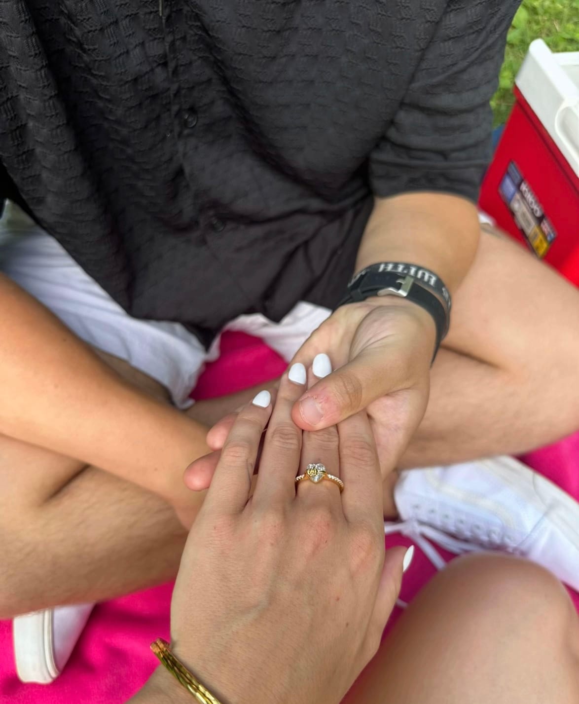 Customer photo review of Princess Heart Bow Ring | Limited Edition