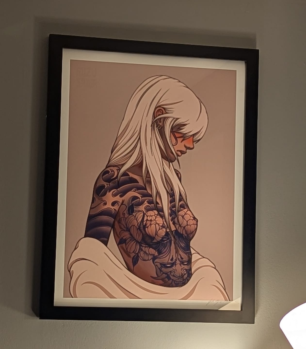 Customer photo review of UTSUROI 移ろい- Limited Edition Print
