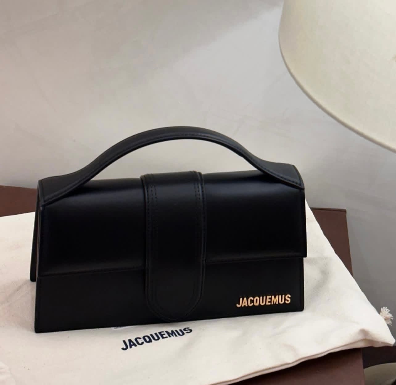 Customer photo review of JACQUEMUS Le Bambinou Top handle bag