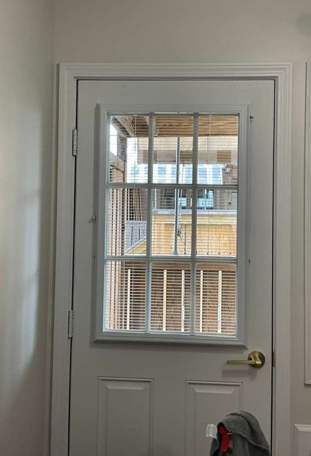 Customer photo review of ODL Add On Blinds for Raised Frame Doors - 24" x 38"