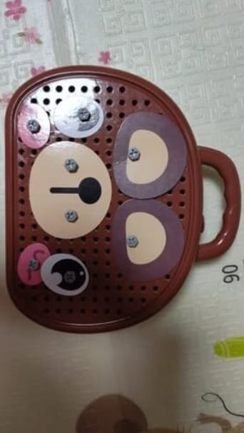 Customer photo review of Kinder Werkbank Spielzeug | Holz Werkzeug Set