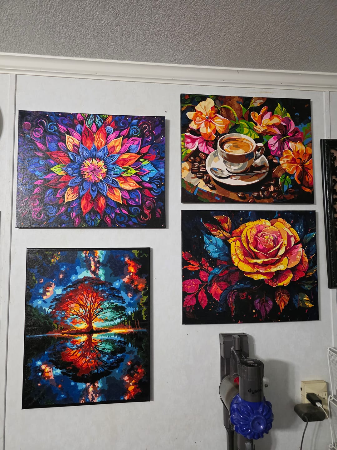 Customer photo review of Abstract Rose Hues