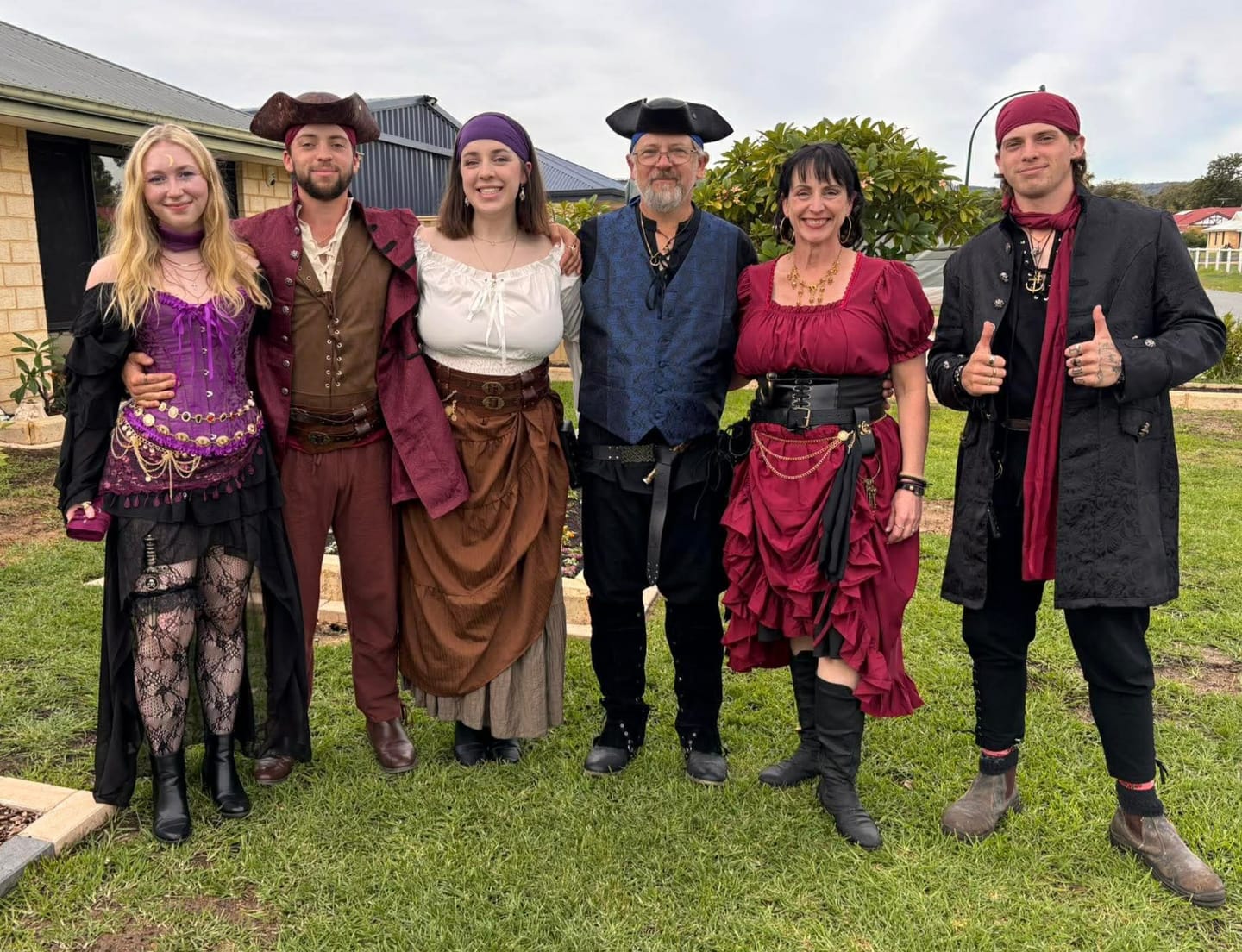 Customer photo review of Pirate Murder Mystery Host Your Own Game Kit
