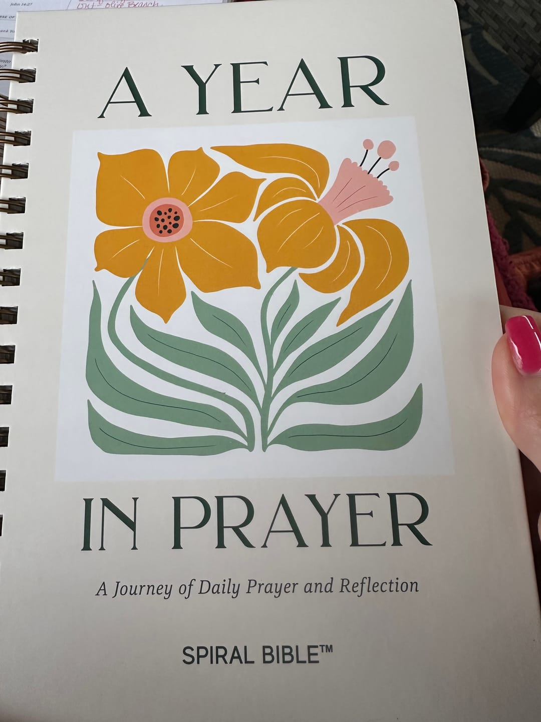 Customer photo review of A Year In Prayer: A Journey of Daily Prayer and Reflection