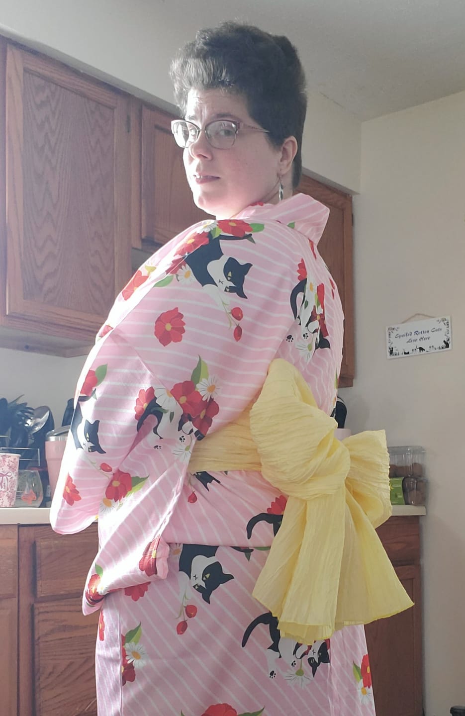 Customer photo review of Heko Obi Belt - Pastel Yellow Extra Thick