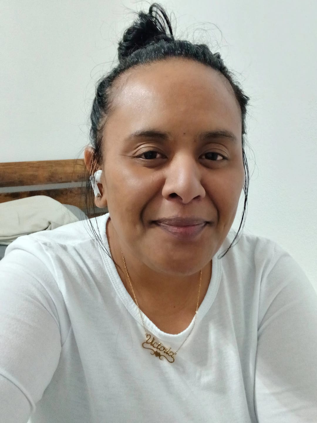 Customer photo review of Love Heart Name Necklace