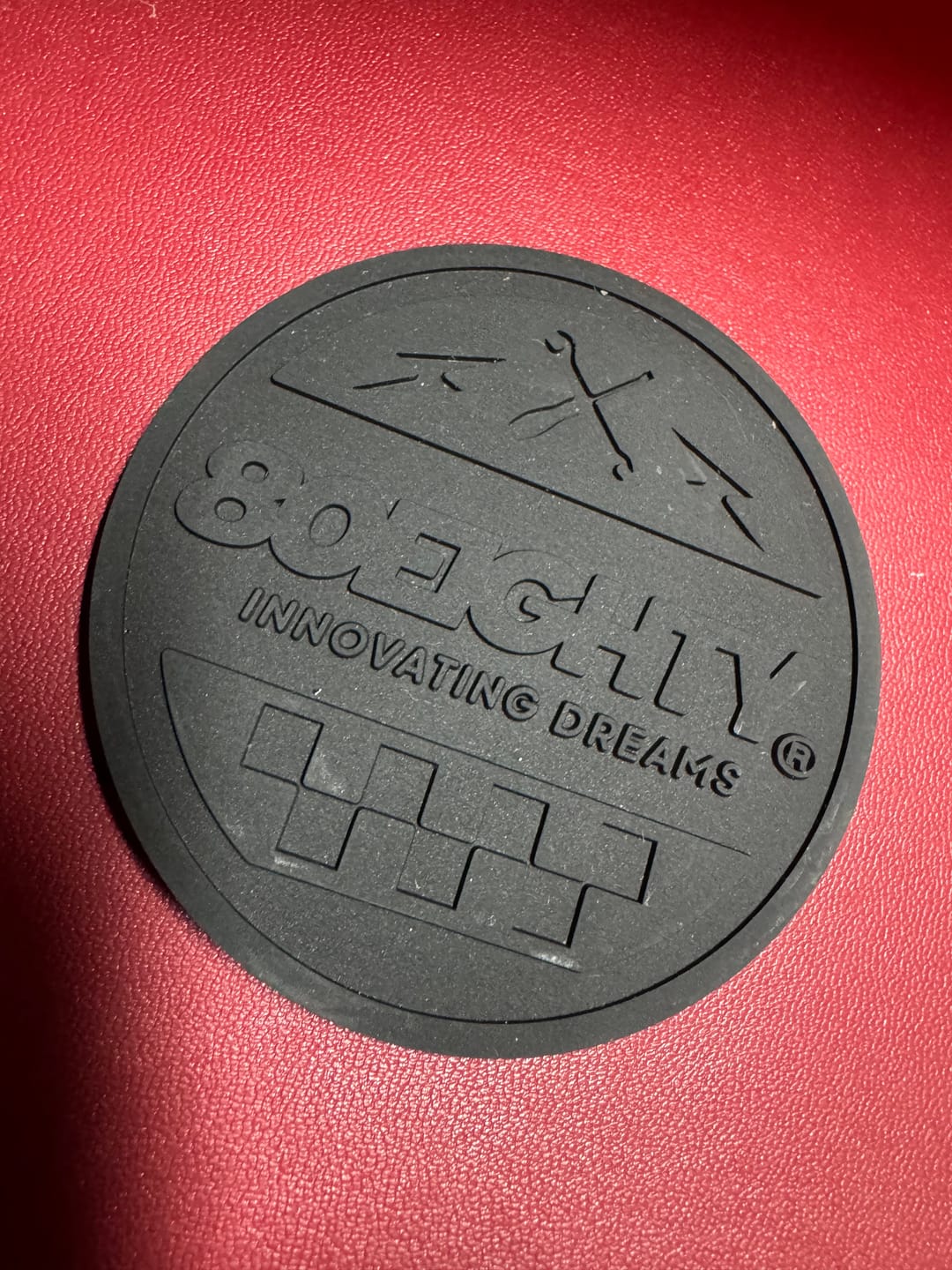 Customer photo review of 80Eighty® Cup Holder Coaster Set
