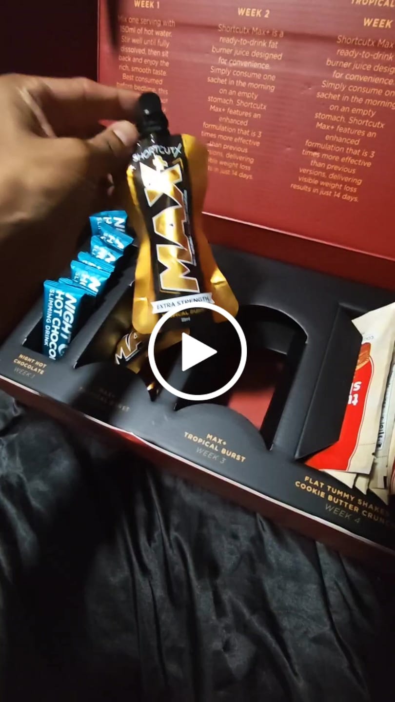 Customer video review of Shortcutx 30 Day Weight Loss Pack - Cookie Butter Crunch Flavour