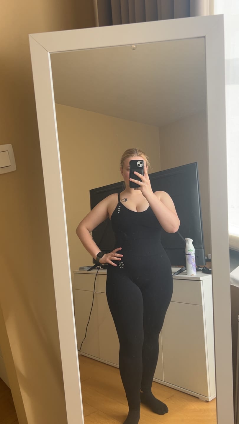Customer photo review of SPORT LEGGING ZWART