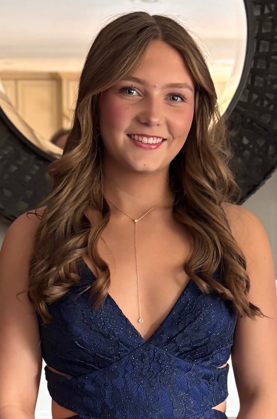 Customer photo review of Stassi Lariat Necklace