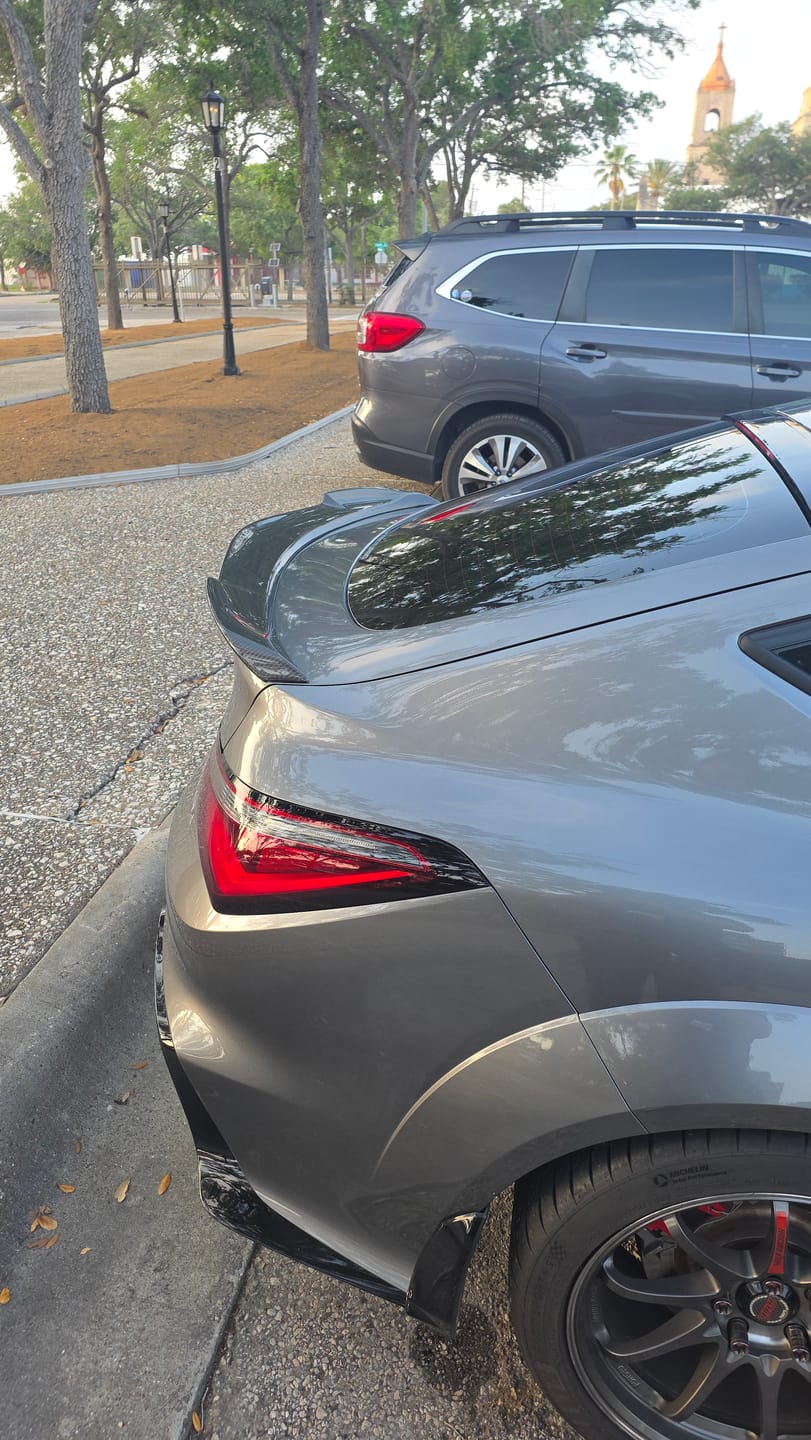 Customer photo review of 2023-Up Acura Integra Extended Rear Spoiler