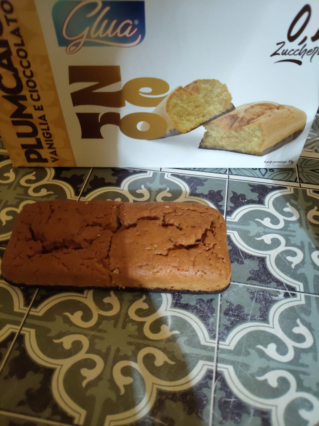 Customer photo review of Plumcake con base di cioccolato gusto vaniglia