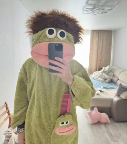 Customer photo review of Snuggle Beast Pajama