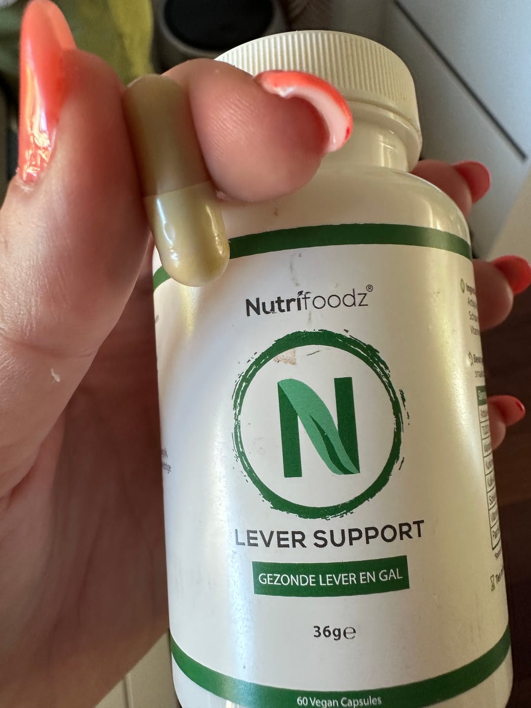 Customer photo review of Nutrifoodz® Lever Support