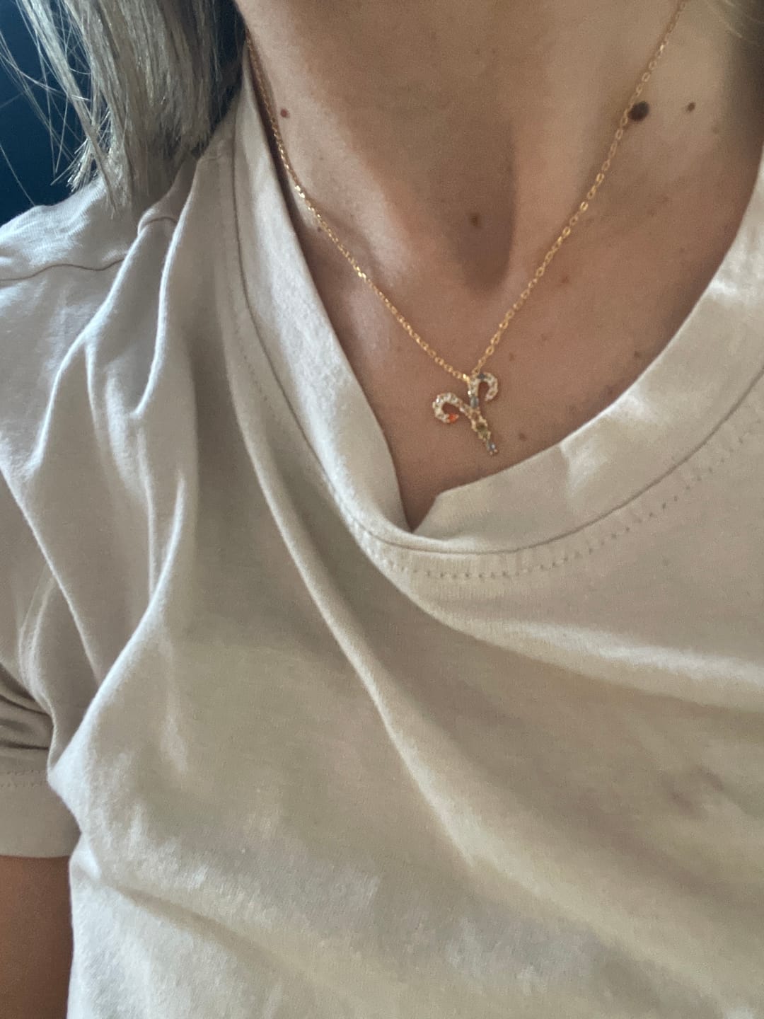 Customer photo review of Collar Signos del Zodiaco