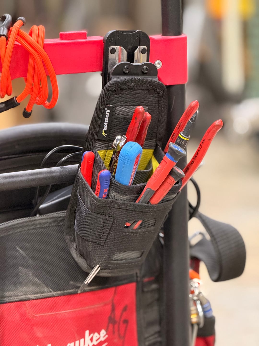 Customer photo review of ModPouch Mini | Clip-On Modular Tool Pouch