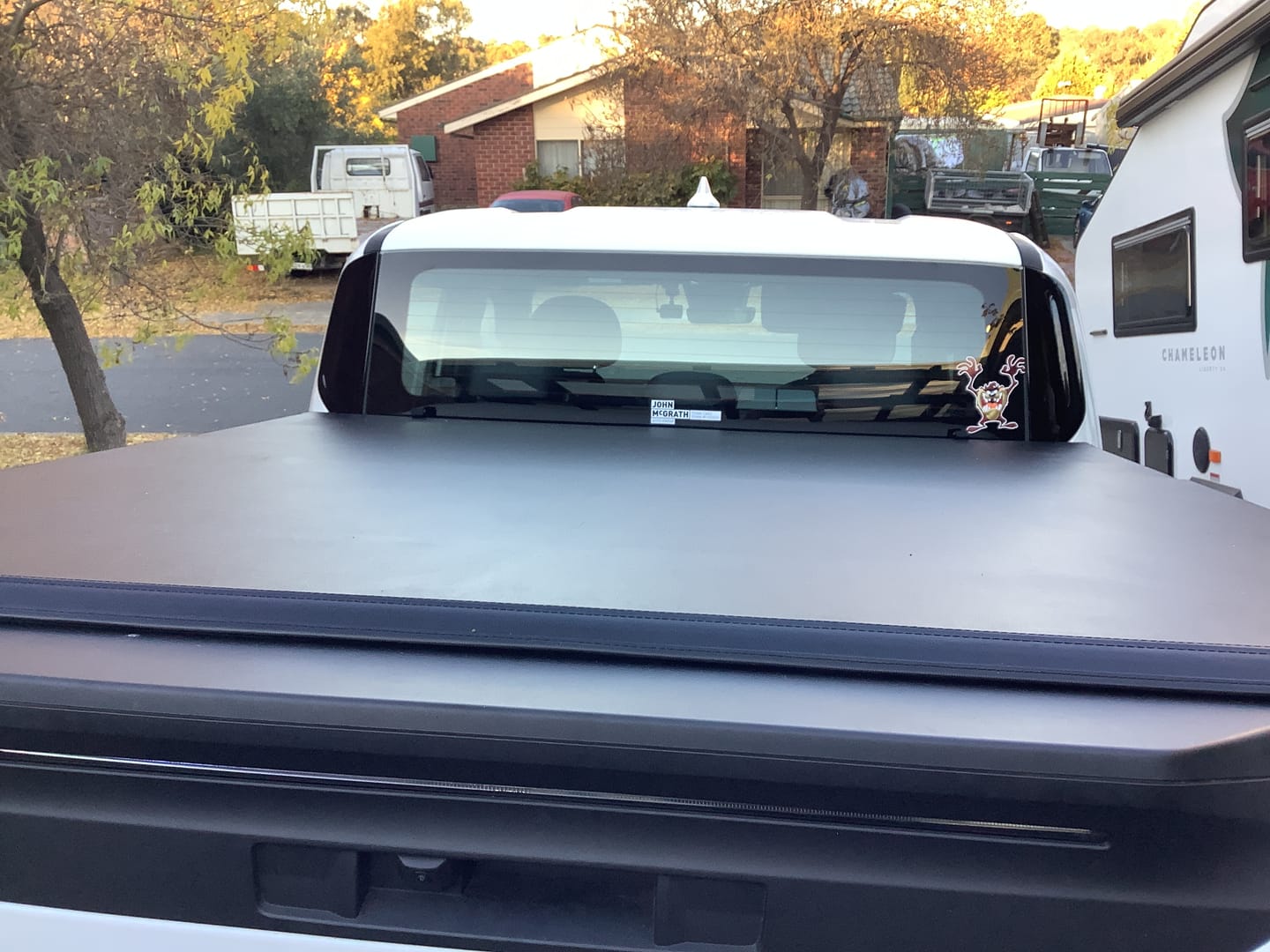 Customer photo review of KIA Tasman Tonneau Cover 2025+ Tri-Fold Soft Tonneau Cover